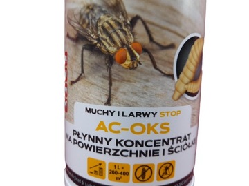 AC OKS - жидкий препарат для борьбы с мухами 1кг.