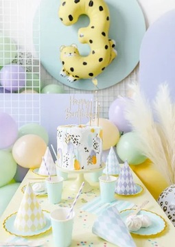 Деревянный Топпер для торта «С Днем Рождения», украшение для торта, топпер на день рождения