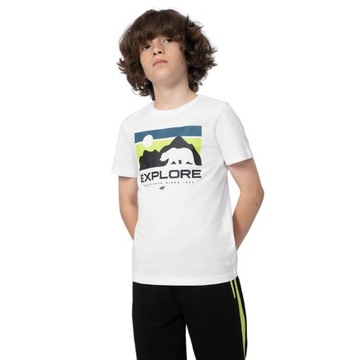 ФУТБОЛКА ДЛЯ МАЛЬЧИКОВ 4F ДЕТСКАЯ ФУТБОЛКА