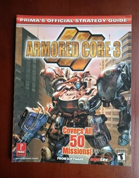 ARMORED CORE 3 PRIMA GAMES PS1 PSX PSONE PORADNIK STRATEGY GUIDE
