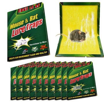 10x MYSZOŁAPKA LEPKA MOCNA DO KARALUCH MYSZ