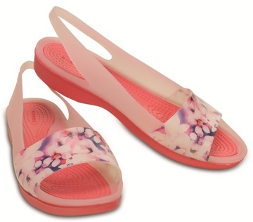Baleriny Crocs ColorBlock Soft Floral coral 34,5
