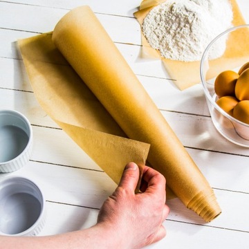 БУМАГА ДЛЯ ВЫПЕКАНИЯ КОРИЧНЕВАЯ СИЛИКОНОВАЯ БУМАГА ДЛЯ ВЫПЕЧКИ КУЧИК BOX 8М