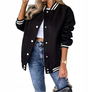New Collection kurtka damska bomber bez kaptura KURTKA DAMSKA BOMBERKA