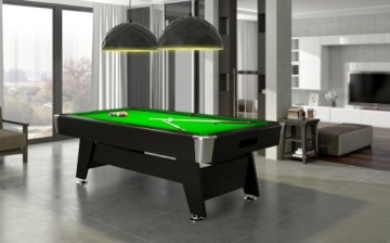 Бильярдный стол 7FT Radley Diamond Stone Black + накладка Cymball-Tennis