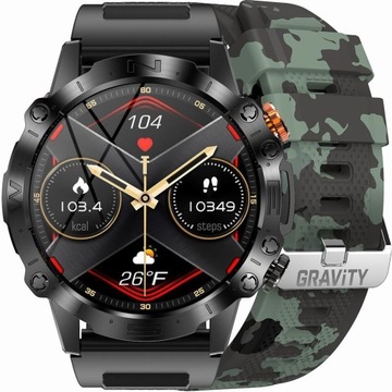 Smartwatch Gravity GT20-6 Pasek Moro