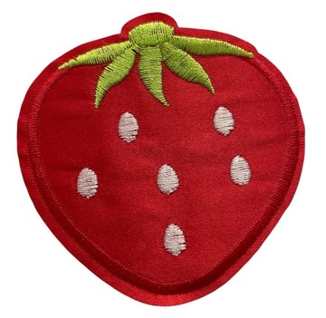 Naszywka Aplikacja Duża TRUSKAWKA Termo do Personalizacji DIY