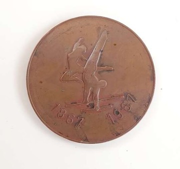 Медаль 100-летия Ассоциации гимнастики Кракова.