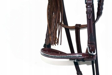 ИСПАНСКАЯ КОЖАНАЯ УЗДЕЧКА + РАЗМЕР ПОРОЖЕЙ. Полный