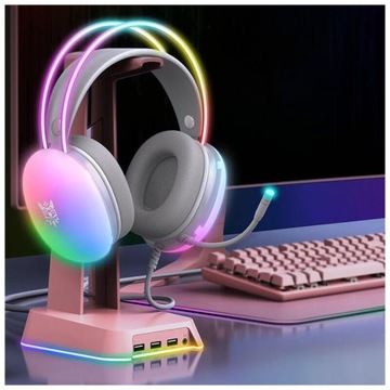 ONIKUMA X25 ИГРОВЫЕ НАУШНИКИ ДЛЯ ГЕЙМЕРОВ НАКЛАДНОЙ ПРОВОДНОЙ RGB МИКРОФОН