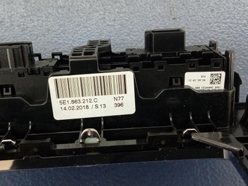 SKODA OCTAVIA III RAMKA LEWARKA SKRZYNI 5E1863212C