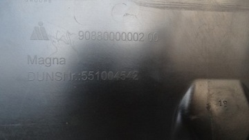 PEUGEOT 308 2021- DYFUZOR DOKŁADKA ZDERZAKA TYŁ 9837184480