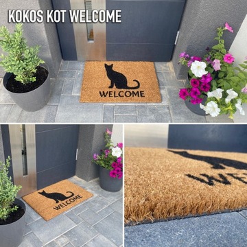 Толстый кокосовый коврик для улицы 40x60 MIX