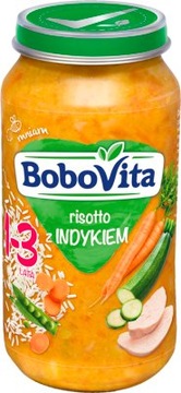 BoboVita obiadek risotto, z indykiem, 250g