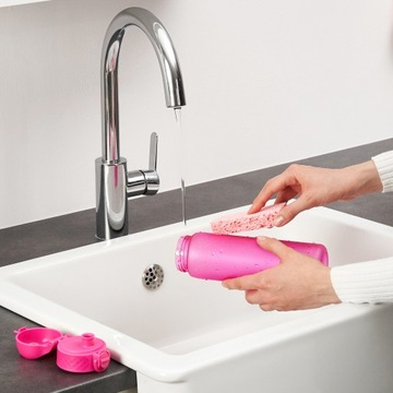 РОЗОВАЯ БУТЫЛКА ДЛЯ ДЕВОЧКИ ДЛЯ ВЕЛОСИПЕДОВ SPORTS ION8 0,5 л