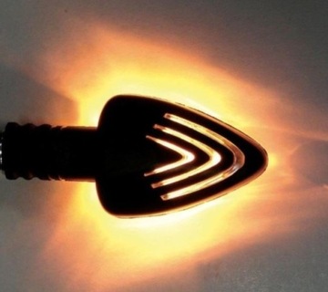 Указатели поворотов «мини», стрелки, 13 светодиодов, ДВУХСТОРОННИЙ СЕРТИФИКАЦИЯ E50, КОМПЛЕКТ