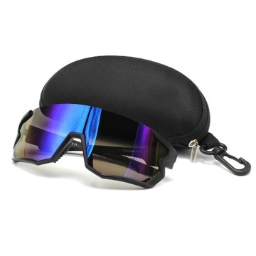OKULARY PRZECIWSŁONECZNE MĘSKIE POLARYZACYJNE ETUI POLARZONE SPORTOWE UV400