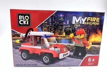 KLOCKI BLOCKI MYFIRE WÓZ GAŚNICZY KB0819