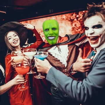 Латексная маска для косплея Джима Керри из фильма! Г