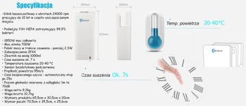 Сушилка для рук автоматическая УФ-стерилизация REGUL