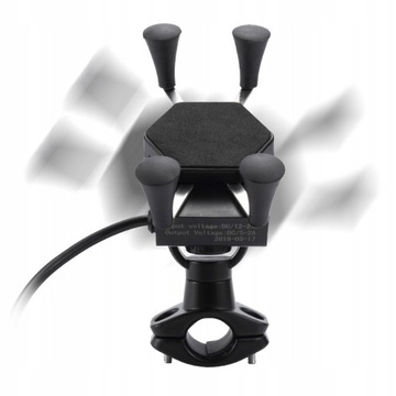 ДЕРЖАТЕЛЬ ДЛЯ МОТОЦИКЛА X ТЕЛЕФОНА USB РУЛЬ