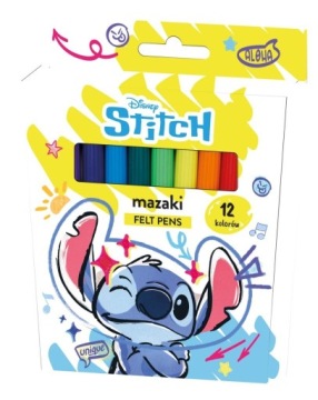 Фломастери 12 кольорів STITCH
