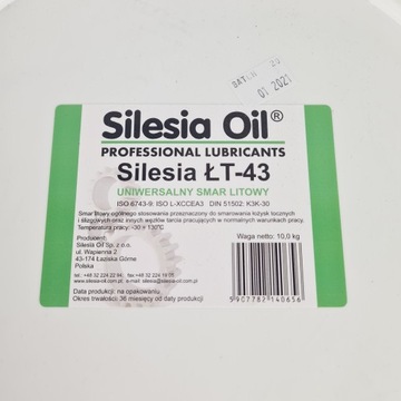 Смазка литиевая Silesia Oil LT-43 10кг
