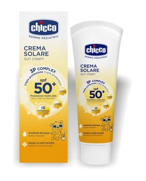 Krem na słońce Chicco 50 SPF 75 ml 101 g