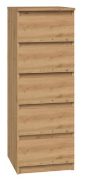 KOMODA SŁUPEK 40CM NOWOCZESNY SZAFKA REGAŁ SZUFLADY PÓŁKI SCHOWEK KORYTARZ