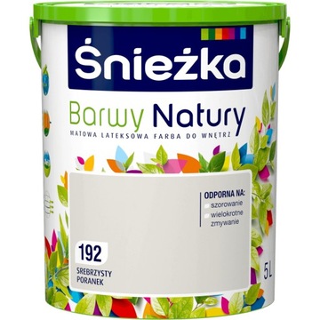 ŚNIEŻKA BARWY NATURY Srebrzysty Poranek 192 5L