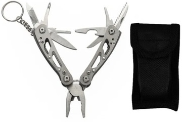 MULTITOOL Nóż Leatherman CNC MOCNE NARZĘDZIE WIELOFUKCYJNE 12w1 Brelok ETUI