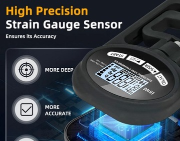 ЭЛЕКТРОННЫЙ СИЛОМЕР ИЗМЕРИТЕЛЬ СИЛЫ РУКИ РУЧНОЙ ВЫЗОВ ТИК ТОК ТРЕНД