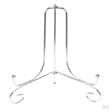 2Pcs Art Exhibitor Iron Tabletop Display Easel