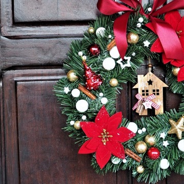 РОЖДЕСТВЕНСКИЙ ВЕНОК, РОЖДЕСТВЕНСКИЙ КРЕМ ДЛЯ ДВЕРИ