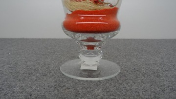 Рождественский подсвечник в виде большого стеклянного кубка MAISON STRAUSS