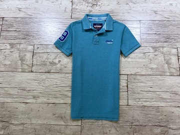 SUPERDRY PREMIUM Koszulka Męska POLO SHIRT S