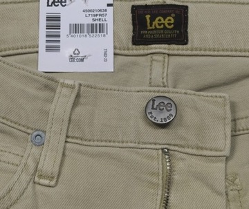 LEE LUKE SHELL jeansy rurki slim tapered W27 L32