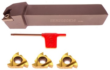 NÓŻ TOKARSKI SER 2020 K16 DO GWINTOWANIA ZEWNĘTRZNEGO PŁYTKI 16ER 60' 1-3