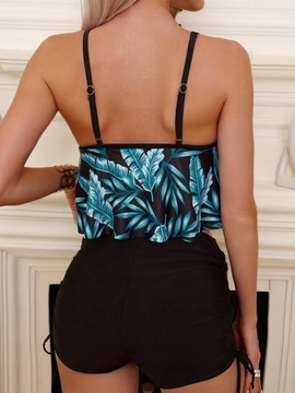 КУПАЛЬНИК ИЗ ДВУХ ЧАСТЕЙ УДОБНЫЕ ЭЛАСТИЧНЫЕ ШОРТЫ M11 РАЗМЕР ПЛЮС L 40