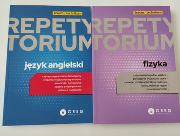 FIZYKA + JĘZYK ANGIELSKI LICEUM 2023 Repetytoria 2
