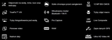 Камера OLYMPUS OM System TG-7 4K Wi-Fi, черная