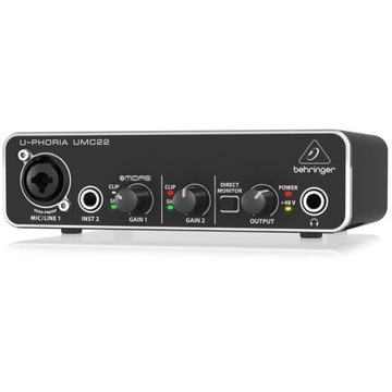 Interfejs Audio Behringer USB UMC22
