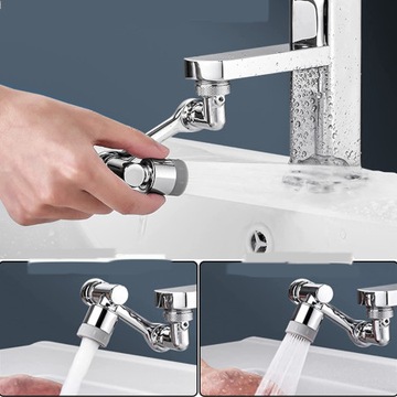 720 Поворотный аэратор для смесителя МЕТАЛЛИЧЕСКИЙ Удлинитель смесителя