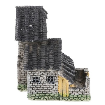 Miniaturowy domek z kamienia Miniaturowa wróż