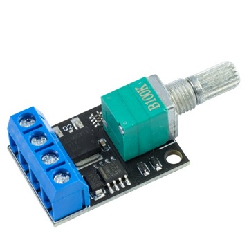 ШИМ-регулятор скорости двигателя постоянного тока 10А — потенциометрический регулятор