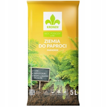 ZIEMIA PODŁOŻE DO PAPROCI paprotki 5L KRONEN
