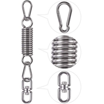 КАЧЕСТВЕННАЯ ПРУЖИНА ДЛЯ ПОДВЕСКИ ПОДВЕСНОГО КРЕСЛА К КАЧЕЛЯМ, ГАМАКУ