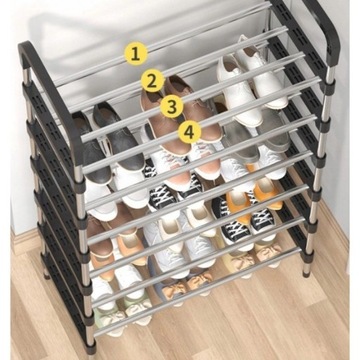 ПОЛКА ДЛЯ ОБУВИ ПОДСТАВКА КНИЖНЫЙ ШКАФ ПОЛКА 4 УРОВНЯ