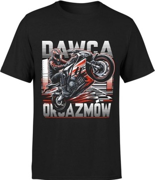 KOSZULKA MĘSKA DAWCA ORGAZMÓW MOTOCYKLOWA ORGANÓW - 3XL
