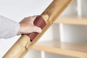 ШЛИФОВАЛЬНАЯ БУМАГА НА РУЛОНЕ ХОЛСТА 2,5м 115мм P80 + 0,5м БЕСПЛАТНО